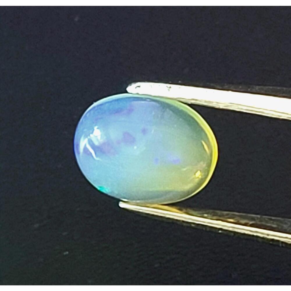 Certified Natural Opal 1.38cts Cabochon Fire‎ Brilliant Color